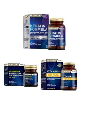 Nutraxin Keratin Formula biotin, Çinko Ve B Vitaminleri ve Selenyum + C-d-zinc 60 T.