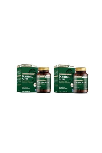 Nutraxin Nutaxın Kedi Otu Ve Pasiflora İçeren Natural Sleep 60 Tablet*2