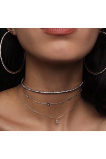 pop up store Gümüş Renk 3'lü Choker Set