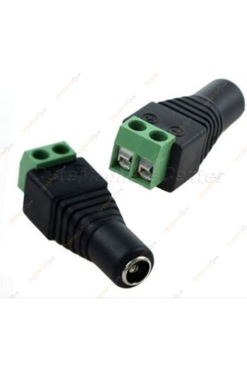 WOZLO Cat5 Cat6 To Bnc Video Balun Power Güç Konnektör