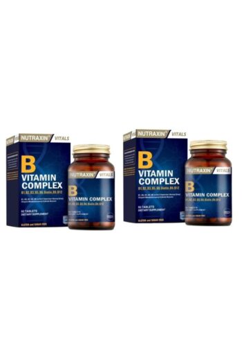 Nutraxin B1, B2, B3, B5, B6, B12 Vitaminleri Içeren B Vitamin Complex 60 Tablet*2 Adet