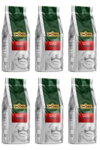 Jacobs Banquet Medium Espresso Beans Çekirdek Kahve 1000 gr X 6 Paket