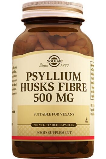 Solgar Psyllium Husks Fibre 200 Kapsül Pisilyum Pisilium