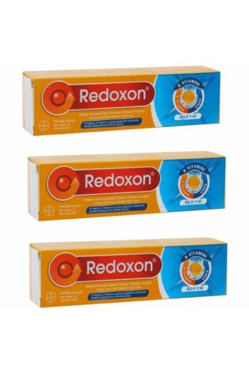 Redoxon Üçlü Etki C Vitamini D Vitamini Çinko 3 Kutu (EFERVESAN 45 TABLET)