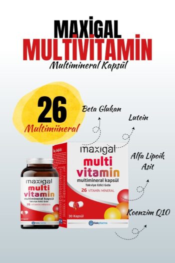 Maxigal Multi Multivitamin Multimineral 30 Kapsül
