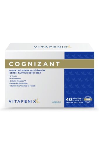 Vitafenix Cognizant Fosfatidilserin Ve Sitikolin Içeren Vegan Takviye Edici Gıda 40 Kapsül