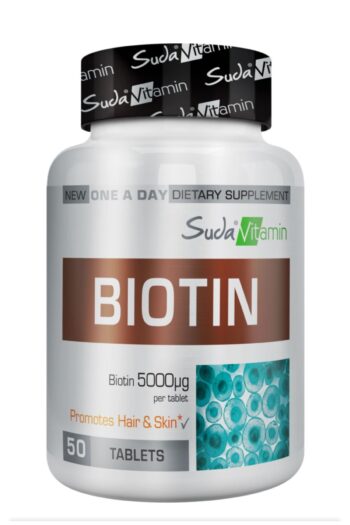 Suda Vitamin Biotin 5000 mcg 50 Tablet