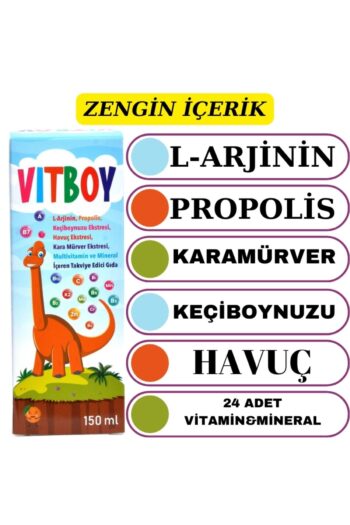 Vitboy Multivitamin Ve Mineral Içeren Takviye Edici Gıda 150 Ml Şurup