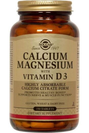 Solgar Calcıum Magnesıum Wıth Vıt.d3 150