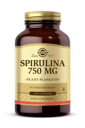 Solgar Spirulina 750 Mg 80 Kapsül