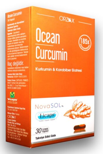 Ocean Curcumin Kurkumin Karabiber Ekstresi 30 Kapsül