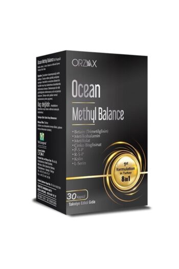 Ocean Methyl Balance 30 Kapsül Betain, Kolin, L-serin, Vitamin ve Mineral İçeren Takviye Edici Gıda