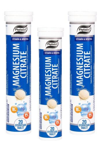 Phytodef Magnezyum Sitrat Efervesan Tablet - 20 Adet X 3 Adet (MAGNESIUM CITRATE)