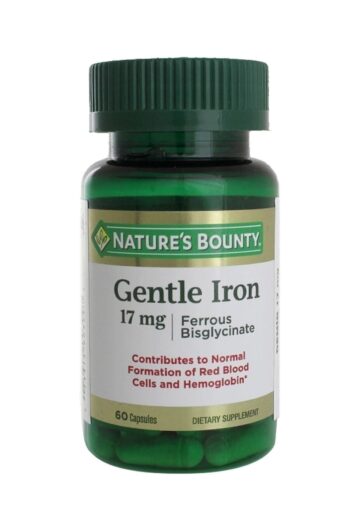 Natures Bounty Gentle Iron 17 Mg 60 Kapsül