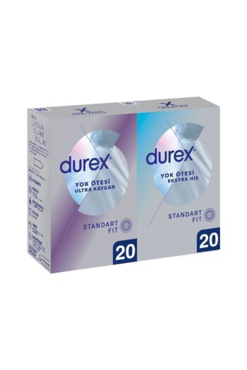 Durex Yok Ötesi Ekstra His İnce Prezervatif + Ultra Kaygan İnce Prezervatif 40'lı Ekonomik Paket (20+20)