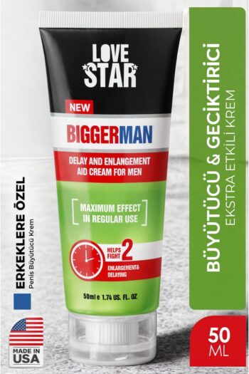 Love Star Premium Kalite Penis Büyütmeye ve Geciktirmeye Yardımcı Erkeklere Özel Silver 50ml Krem ŞOK Etki