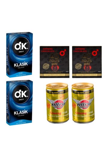 BKVCENTER Okey Klasik 20'lı + 48 Hours Gold Çikolata 2 Adet + Nitromax Içecek 2 Adet