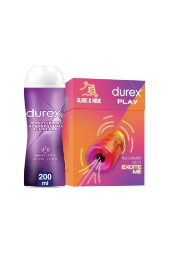 Durex Manuel Mastürbatör, Esnek & Yumuşak + Durex Aloevera 2'si 1 Arada Kayganlaştırıcı & Masaj Jeli 200ml