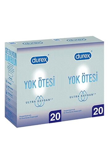 Durex Yok Ötesi Ultra Kaygan Prezervatif, 40’lı Ekonomik Avantaj Paket (2 X 20 Adet)