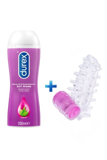 Durex Giyilebilir Parmak Vibratörü Klitoris Uyarıcı Masaj Aleti Durex Aloeveralı Kayganlaştırıcı Jel