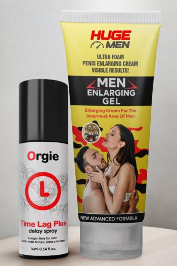 HUGE MEN Hollanda'dan İthal Penis Büyütücülü ve Geciktiricili Etkili 16 ml Sprey