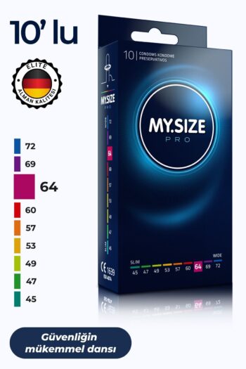 Mysize PRO Prezervatif - Alman Kalitesi - Ultra Ince - 10'lu - 64 Beden