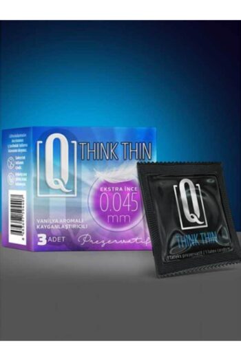 Q THINK THIN 3'Lü Ekstra İnce Prezervatif