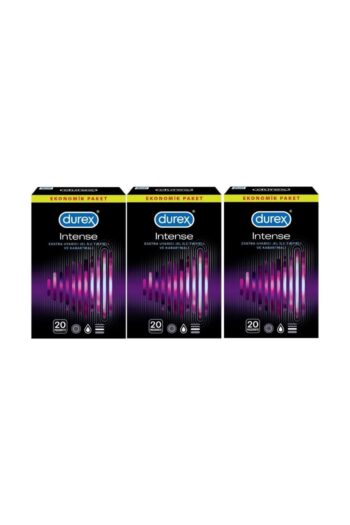 Durex Intense Tırtıklı Prezervatif 20'li x 3 Adet