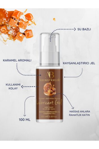 AŞKIN DEPOSU AŞKINDEPOSU Aurora Boreale Karamel Aromalı Kayganlaştırıcı Jel 100ml Tekli Paketi