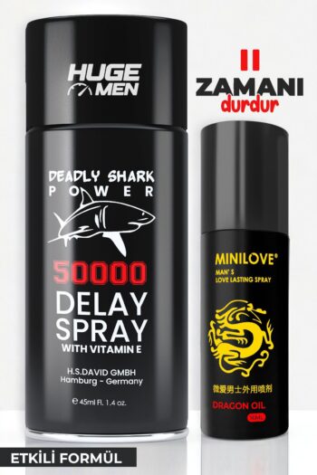 HUGE MEN 45ml Geciktiricili Ürün ve 16ml Çözüm Seti