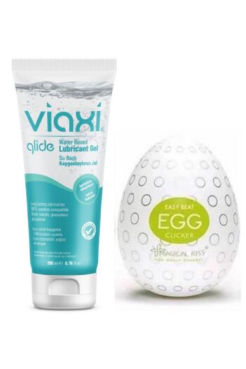 Viaxi Ozzy Store Egg Clicker Mastürbatör Ve Glide Kayganlaştırıcı Jel 200 Ml.