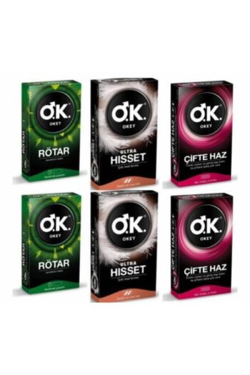 Okey Prezervatif Rötar 20 Li + Ultra Hisset 20 Li + Çifte Haz 20 Li