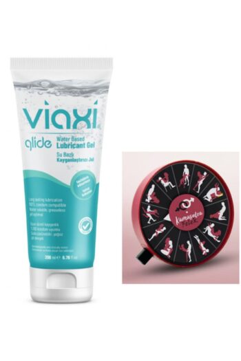 Viaxi Glide Kayganlaştırıcı Jel 200 ml ve Ozzy Store Kamasutra Pozisyon Çarkı