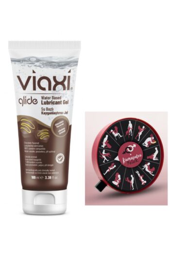 Viaxi Glide Çikolatalı Kayganlaştırıcı Jel 100 ml Ve Ozzy Store Kamasutra Pozisyon Çarkı