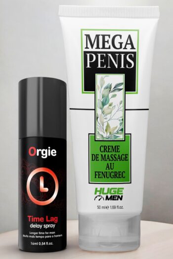 HUGE MEN Muhteşem İkili Set Penis Büyütücülü ve Geciktiricili Etkili 16 ml Sprey