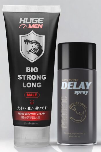 HUGE MEN Hollanda'dan İthal Penis Büyütücülü ve Geciktiricili Etkili 45 ml Sprey