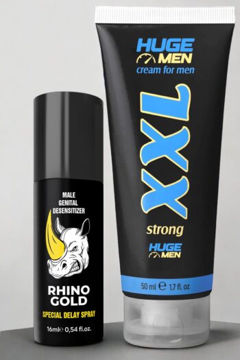 HUGE MEN Doğal İcerikli Set Penis Büyütücülü ve Geciktiricili Etkili 16 ml Sprey