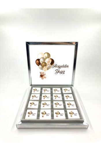 TuNa Chocolate 32 Adet İsme Özel Hoşgeldin Bebek Çikolatası