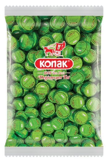 KONAK Hanımefendi Antep Fıstık Parçacıklı & Dolgulu Sütlü Çikolata 1000 gr