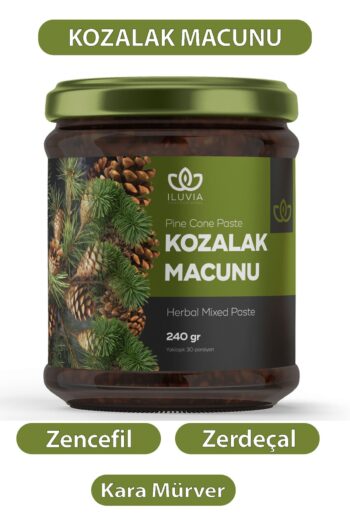 iluvia Kozalak Macunu Çam Kozalağı Macunu Keçiboynuzu, Karamürver, Zencefil, Zerdeçal 240gr