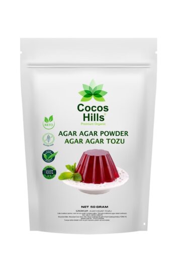 Cocos Hills Agar Agar Powder Agar Agar Tozu 50 gram