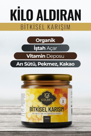 golden veil Vİtamin Kaynağı Zengin Mineralli besin destekleyici arı sütü pekmez bal karışımlı macun
