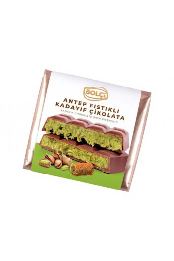 Bolçi Antep Fıstıklı Kadayıf Dolgulu Sütlü Çikolata 100g