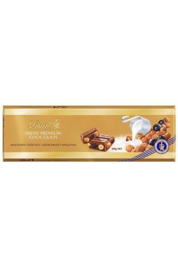 Lindt Milk Raisin Hazelnut Gold 300 G