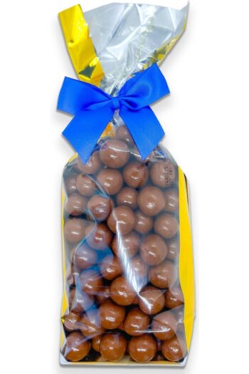 KONAK Hediyelik Poşette Sütlü Çikolata Kaplı Pirinç Patlağı Draje 150 gr