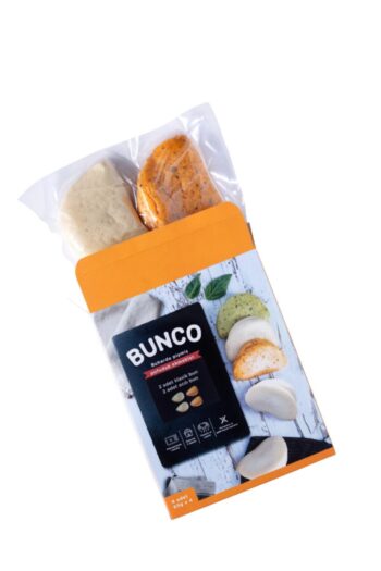 BUNCO Bao Bun Ekmeği 2 Adet Sade 1 Adet Fesleğenli 1 Adet Acılı ( 65 gr X4)