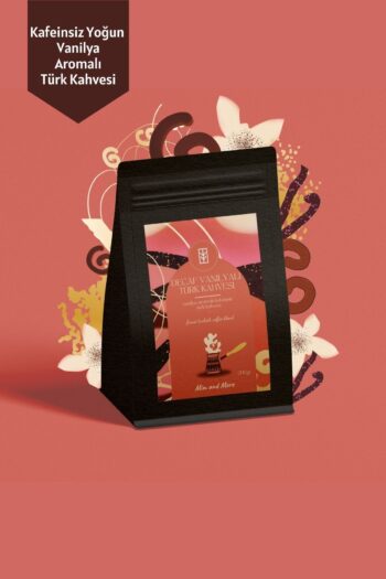 Mim and More Decaf Vanilla Turkish Coffee - Kafeinsiz Vanilya Aromalı Türk Kahvesi, 200 gr