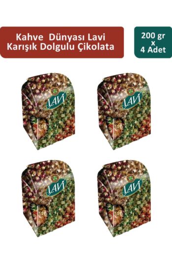 Kahve Dünyası Lavi Karışık Dolgulu Çikolata 200 gr x 4 Adet
