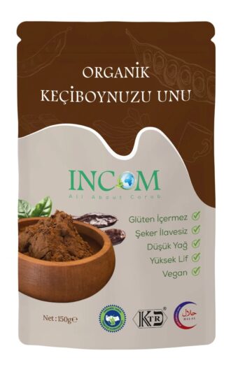 Incom Organik Gllutensiz Keçiboynuzu Unu- Tozu 150 gr - Carob Powder