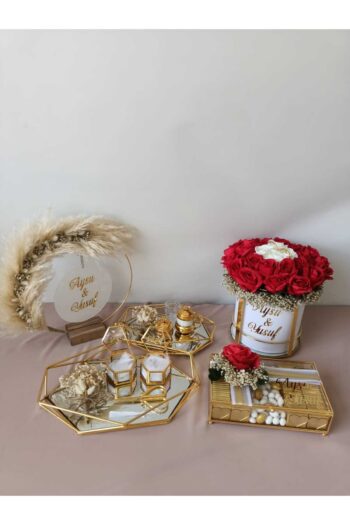 ZEKAAVM Kız İsteme çikolatası ve çicekli Söz,Nişan, full tepsili set